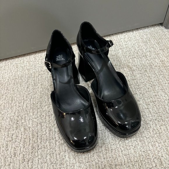 Wild Fable Darcy Patent Platform Pumps - Size 8 - Picture 2 of 5